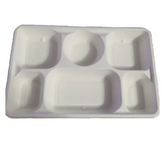6 Compartment Plates 20 PCS ( Disposable )